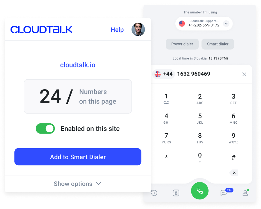 CloudTalk's Click-To-Call Feature